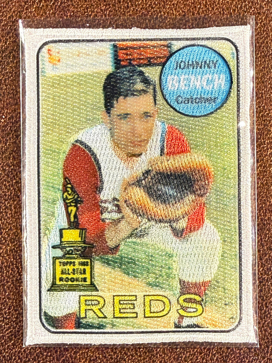 Johnny Bench - 2021 Topps - Iconic Manufactured Patch Card - Reds