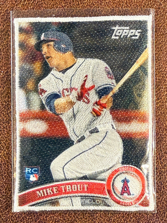 Mike Trout - 2021 Topps - Iconic Manufactured Patch Card - Angels