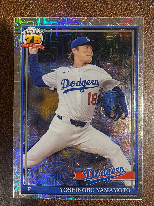 Yoshinobu Yamamoto - 2026 Topps Series 1 - Mojo Refractor - Dodgers