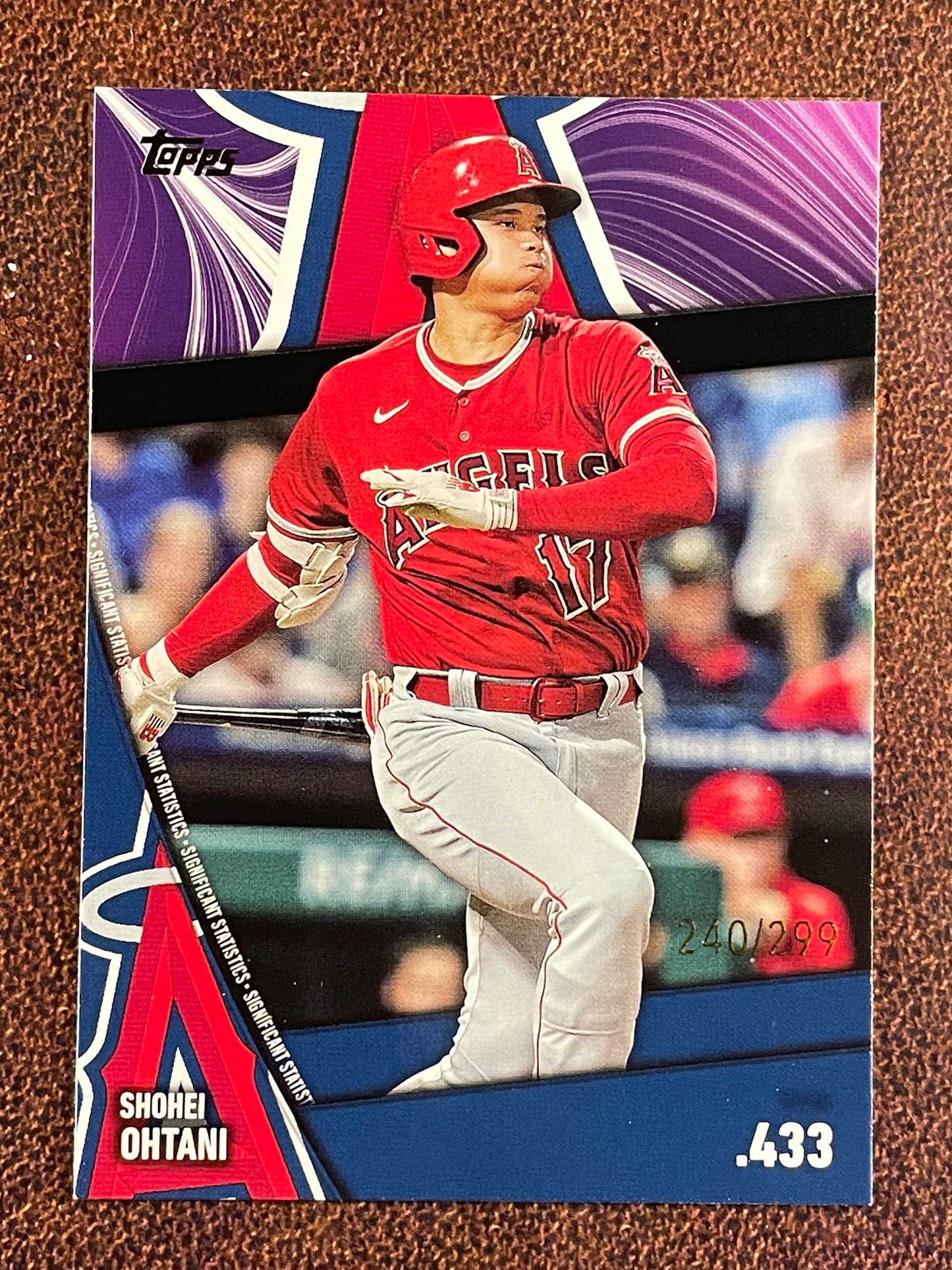 Shohei Ohtani - 2024 Topps Series 2 - BLACK Significant Statistics /299 - Angels