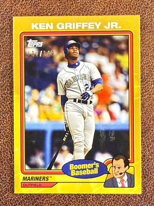 Ken Griffey Jr. - 2024 Topps Chris Berman - GOLD /149 - Mariners