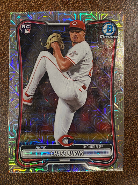Chase Burns - 2026 Bowman - Rookie MOJO Refractor - Reds