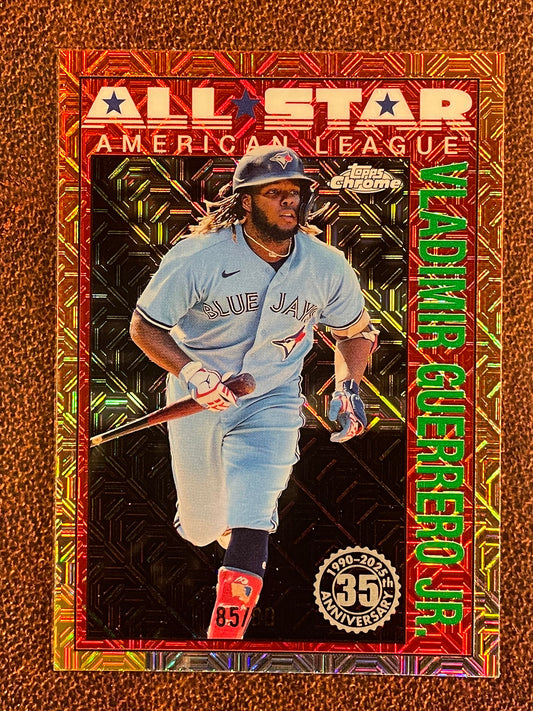 Vladimir Guerrero Jr. - 2026 Topps Series 2 - GREEN All Star MOJO /99 - Blue Jays