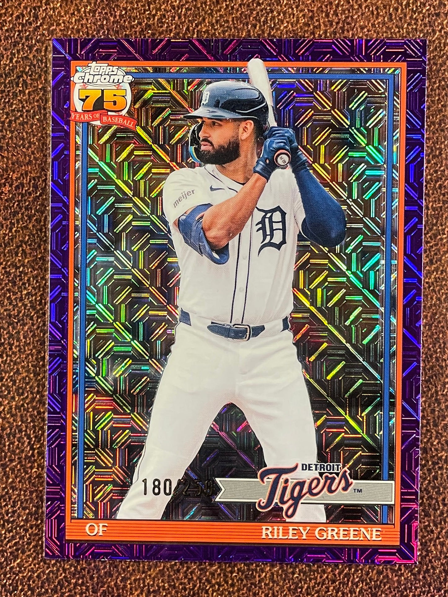Riley Greene - 2026 Topps Series 1 - PURPLE MOJO /250 - Tigers