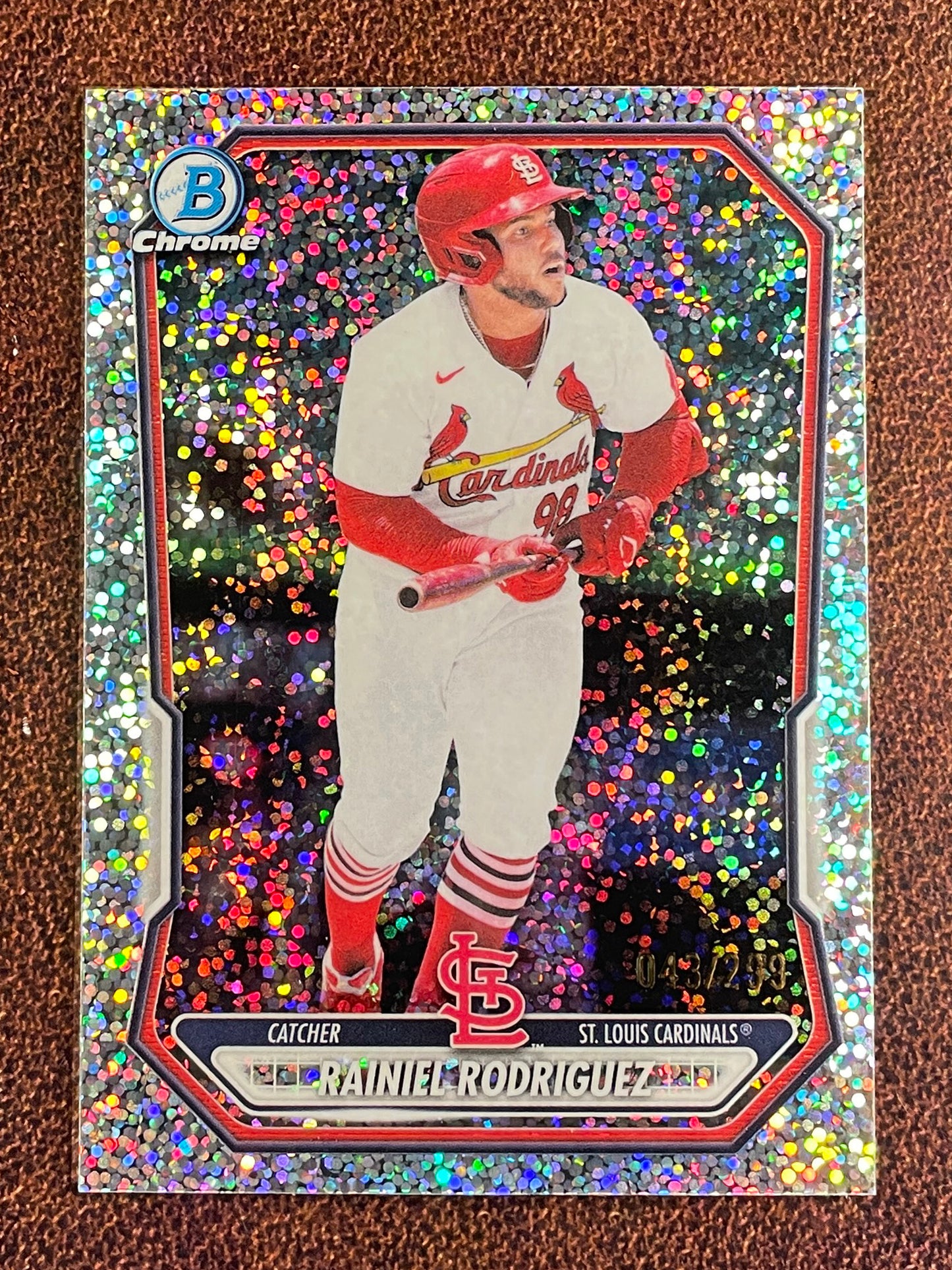 Rainiel Rodriguez - 2026 Bowman - SPECKLE Refractor /299 - Cardinals