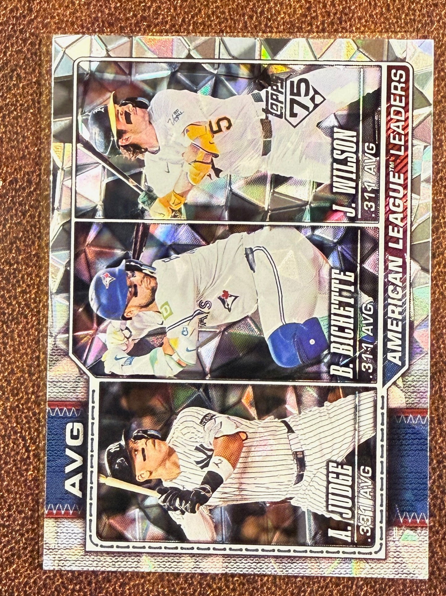 Aaron Judge / Bo Bichette / Jacob Wilson - 2026 Topps Series 1 - Diamante - Yankees