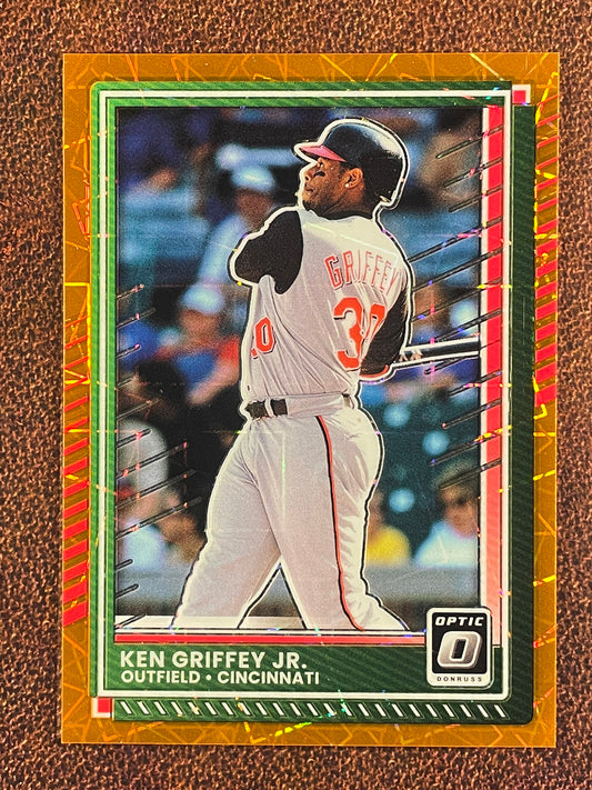 Ken Griffey Jr. - 2025 Panini Donruss - ORANGE Velocity - Reds