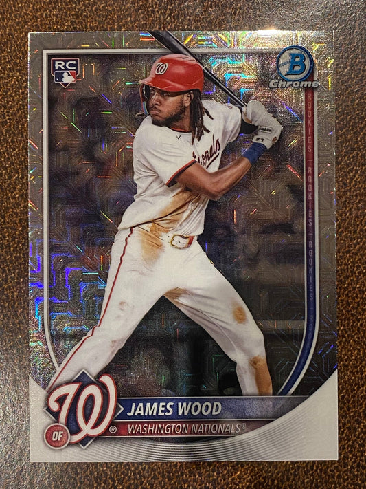 James Wood - 2025 Bowman Chrome - Mojo Rookie - Nationals