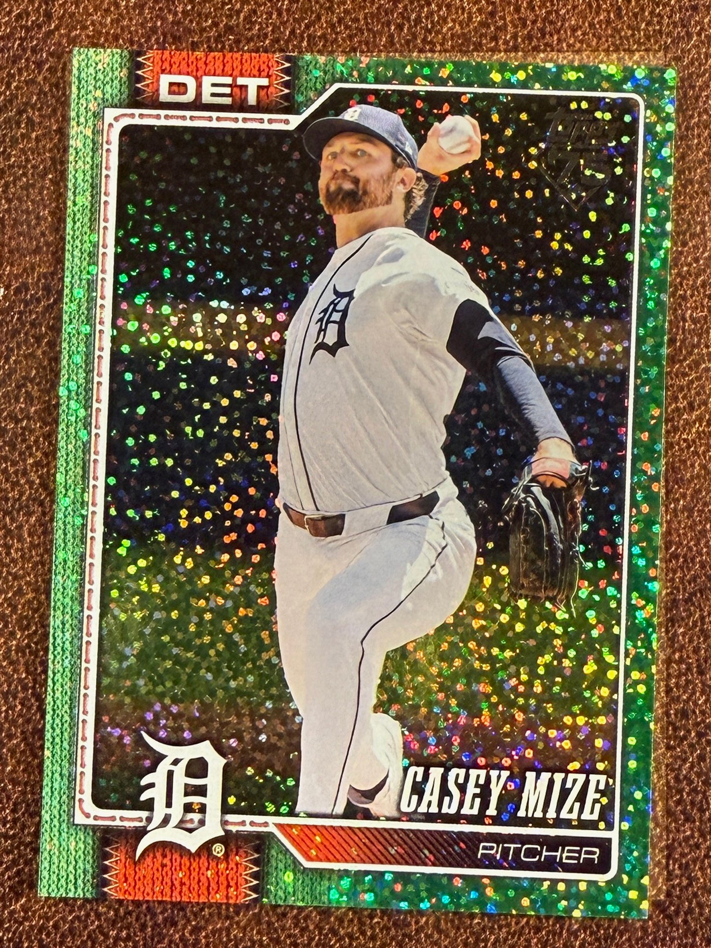 Casey Mize - 2026 Topps Series 1 - Lime Green Confetti Parallel - Tigers