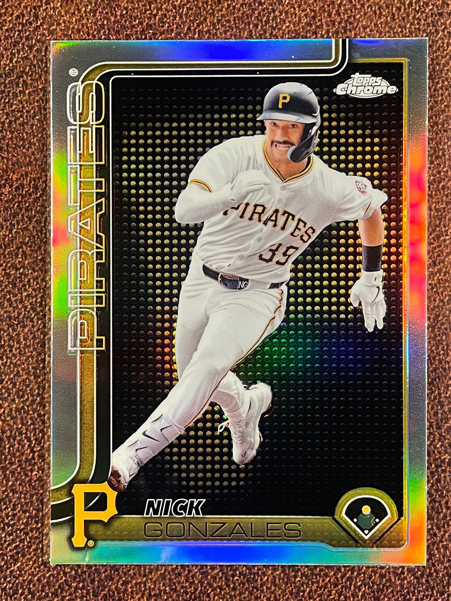 Nick Gonzales - 2025 Topps Chrome - Logo Lightboard - Pirates