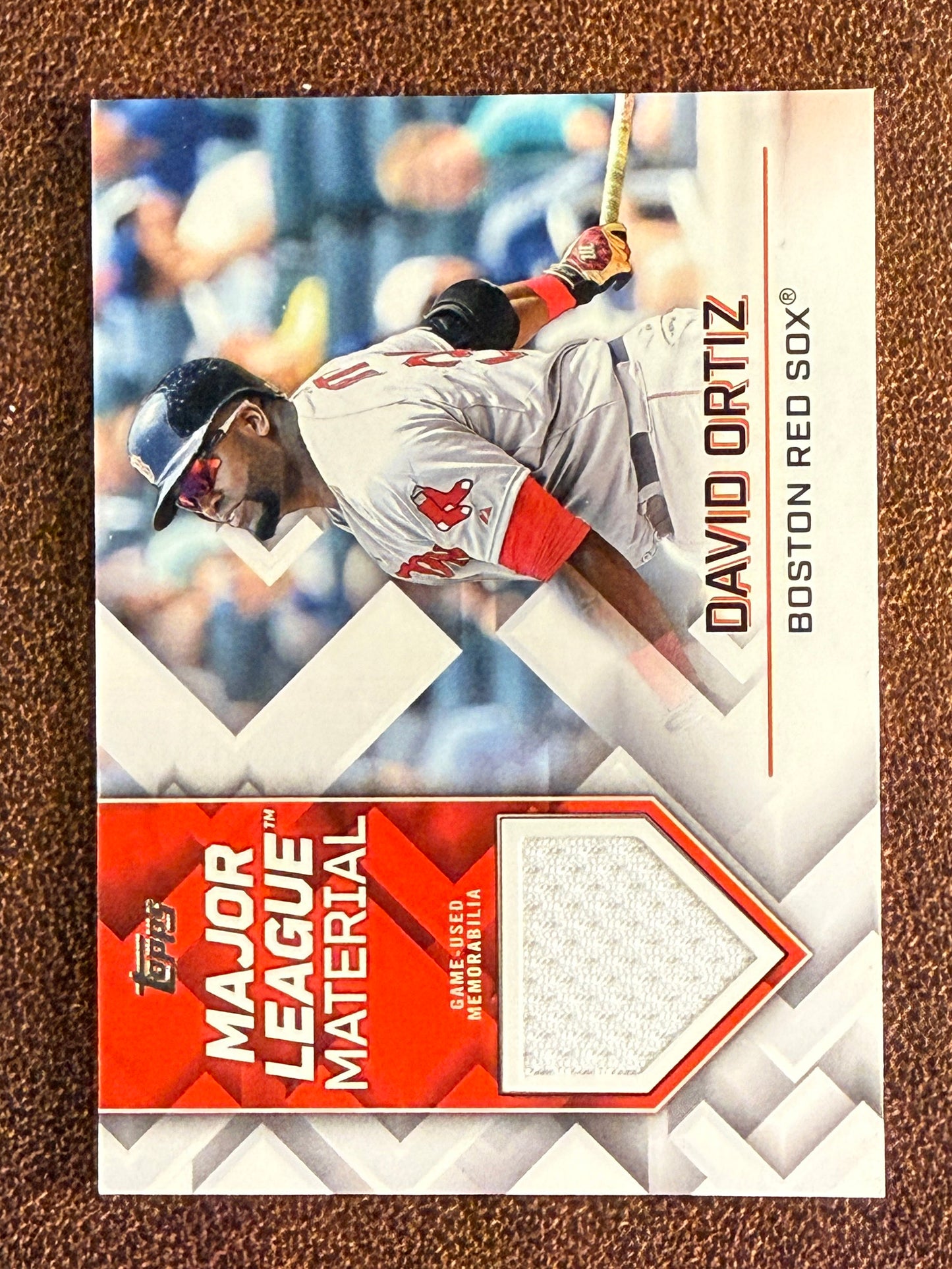 David Ortiz - 2022 Topps Series 1 - Major League Material RELIC - Red Sox