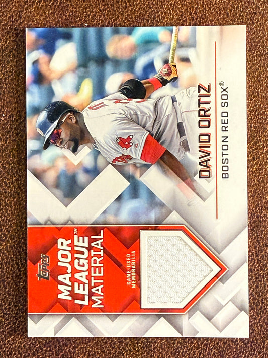 David Ortiz - 2022 Topps Series 1 - Major League Material RELIC - Red Sox