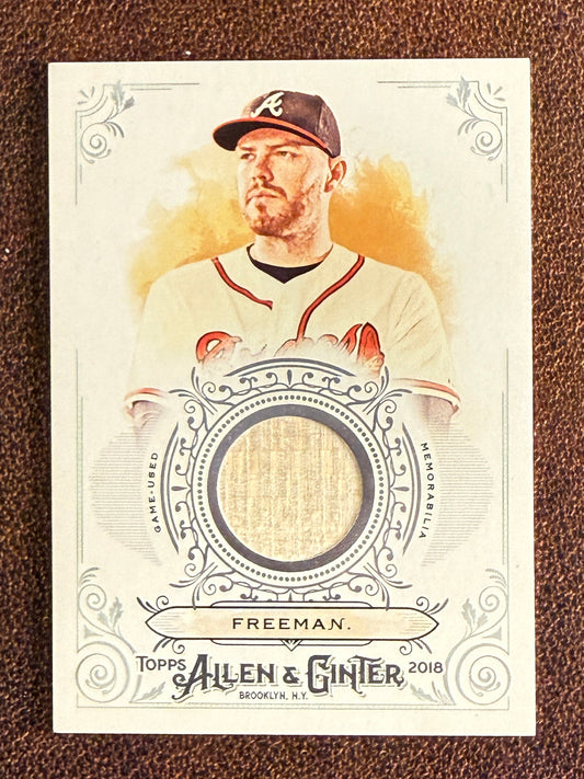 Freddie Freeman - 2018 Allen & Ginter - RELIC - Braves