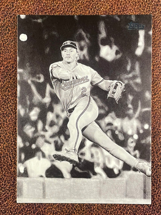 Gunnar Henderson - 2025 Topps Update - Keegan Hall Art Card - Braves