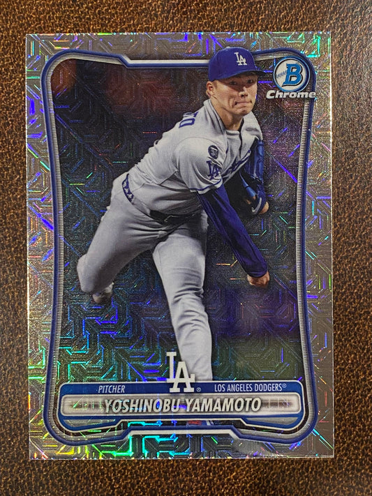 Yoshinobu Yamamoto - 2026 Bowman - MOJO Refractor - Dodgers