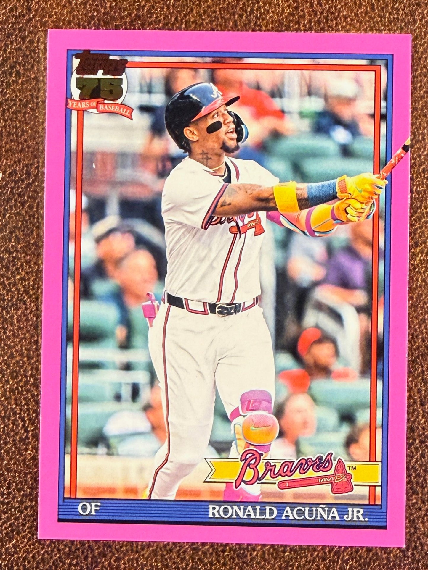 Ronald Acuna Jr. - 2026 Topps Series 1 - PINK 1991 - Braves