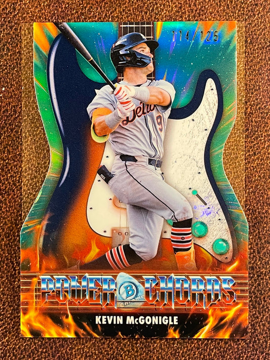 Kevin McGonigle - 2026 Bowman - AQUA Power Chords /125 - Tigers