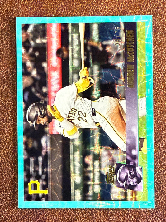 Andrew McCutchen - 2025 Topps Archives - AQUA /75 - Pirates