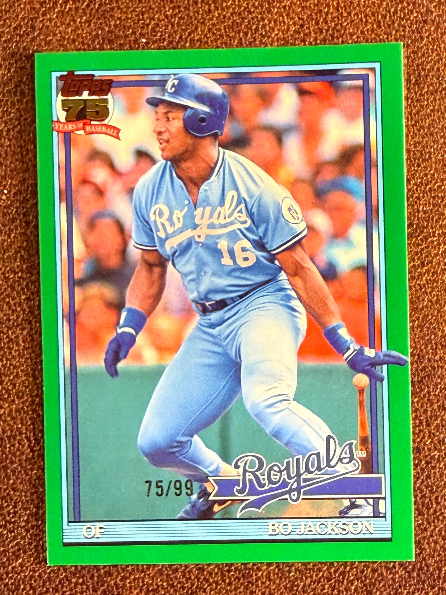 Bo Jackson - 2026 Topps Series 1 - GREEN 1991 /99 - Royals