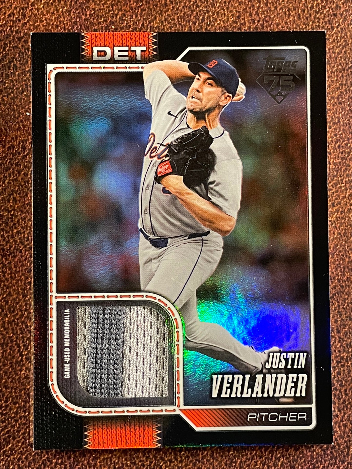 Justin Verlander - 2026 Topps Series 2 - BLACK Relic /10 (*Corner Whiting*) - Tigers