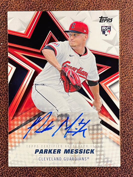 Parker Messick - 2026 Topps Series 2 - Baseball Stars Rookie AUTO - Guardians