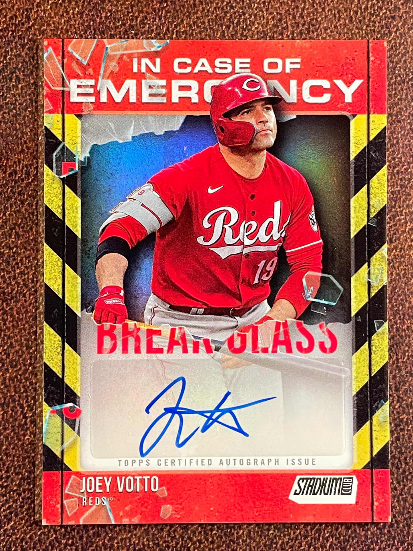 Joey Votto - 2025 Topps Stadium Club - In Case of Emergency AUTO - Reds