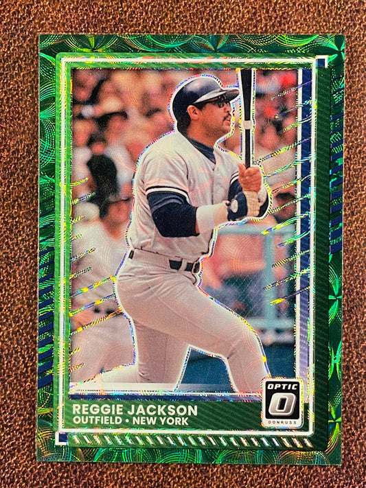 Reggie Jackson - 2025 Donruss Optic - GREEN Scope /65 - Athletics