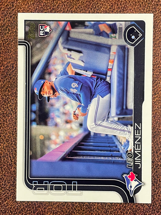 Leo Jimenez - 2025 Topps Series 2 - Golden Mirror SSP - Blue Jays