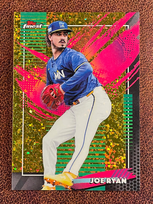 Joe Ryan - 2026 Topps Finest - GOLD Mini Diamond /50 - Twins