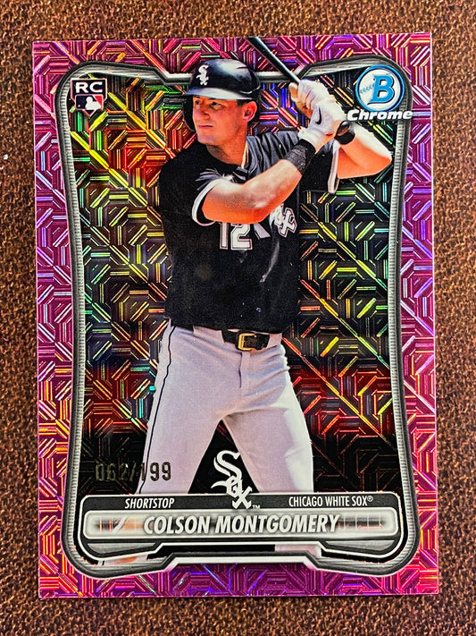 Colson Montgomery - 2026 Bowman - PINK Rookie MOJO /199 - White Sox