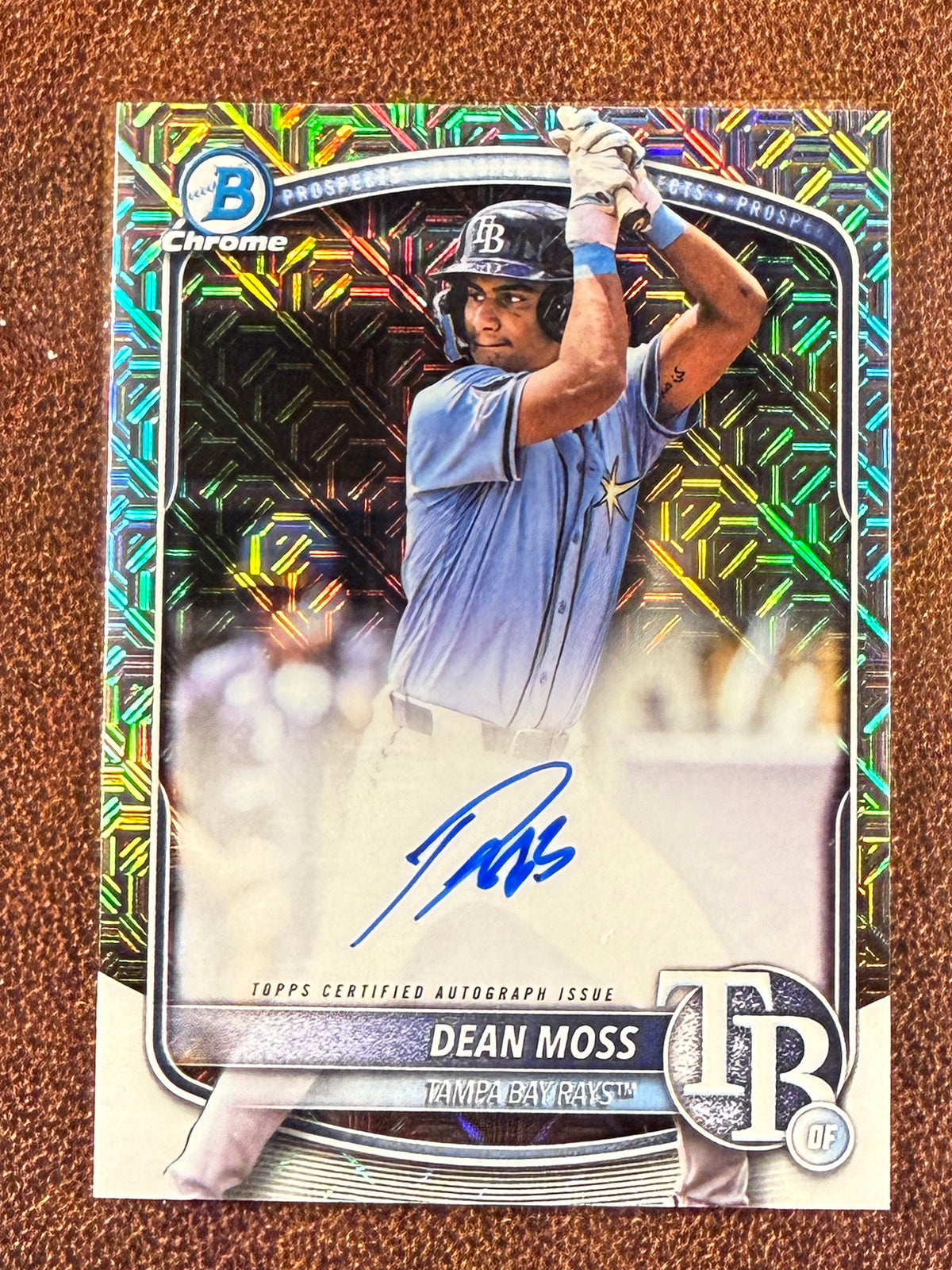 Dean Moss - 2025 Bowman - MOJO AUTO - Rays