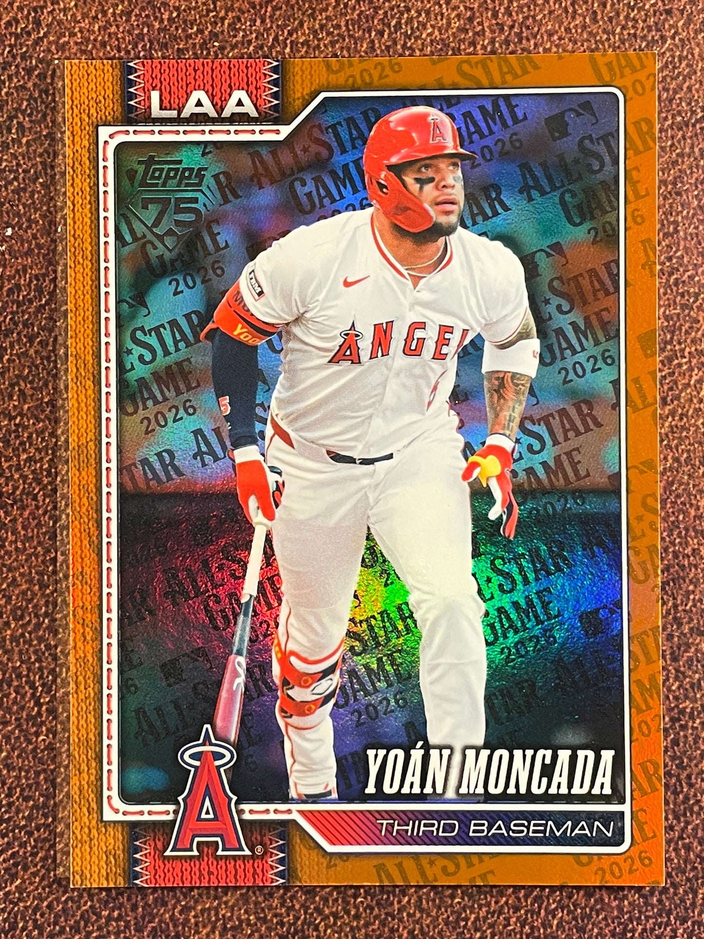 Yoan Moncada - 2026 Topps Series 2 - ORANGE All Star Game /25 - Angels
