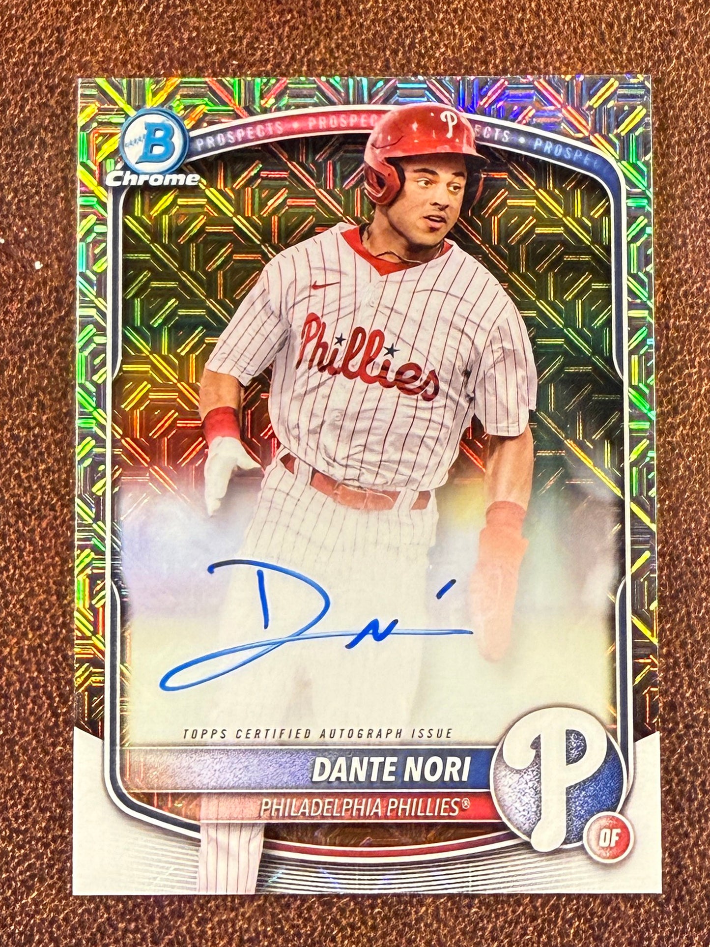 Dante Nori - 2025 Bowman - MOJO AUTO - Phillies