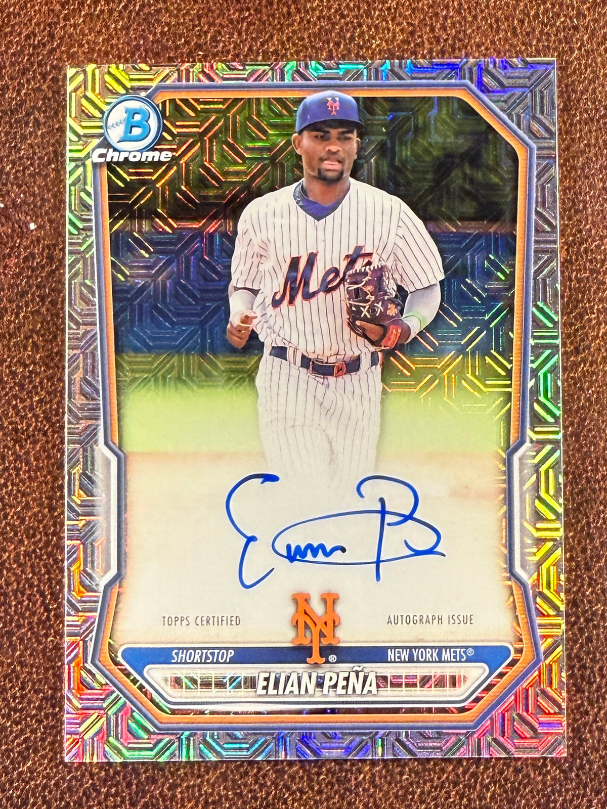 Elian Pena - 2026 Bowman - AUTO MOJO - Mets