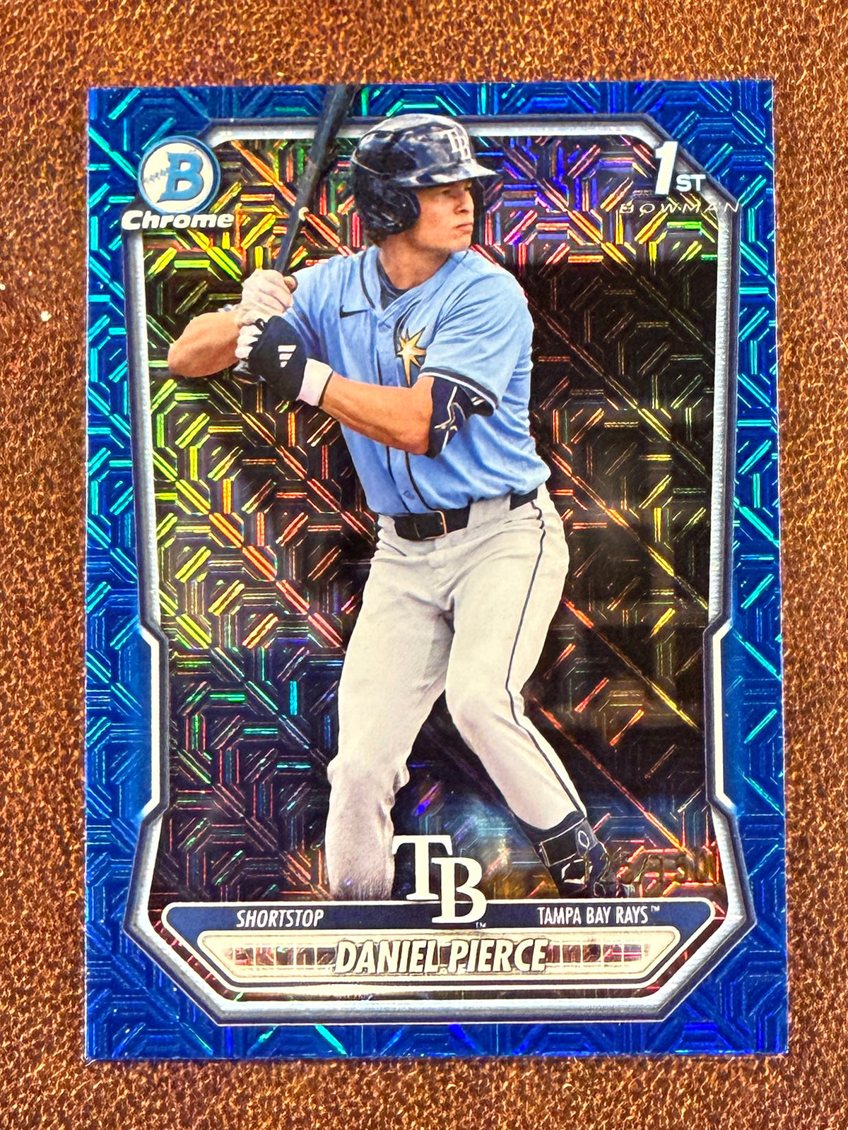 Daniel Pierce - 2026 Bowman - BLUE 1st Bowman MOJO /150 - Rays