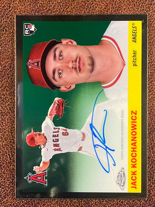 Jack Kochanowicz - 2025 Topps Chrome Platinum - Rookie AUTO - Angels