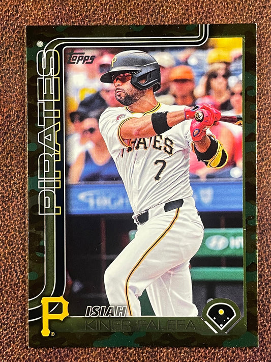 Isiah Kiner Falefa - 2025 Topps Series 2 - CAMO /25 - Pirates