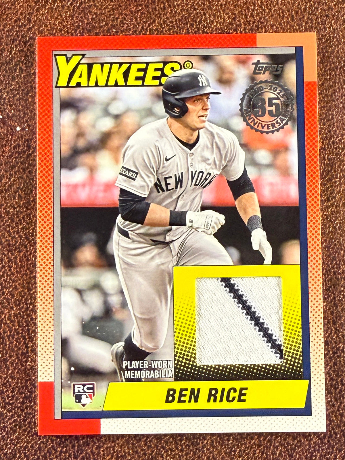 Ben Rice - 2025 Topps Update - 1990 RELIC - Yankees