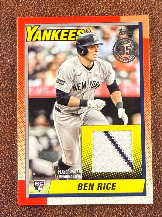 Ben Rice - 2025 Topps Update - 1990 RELIC - Yankees