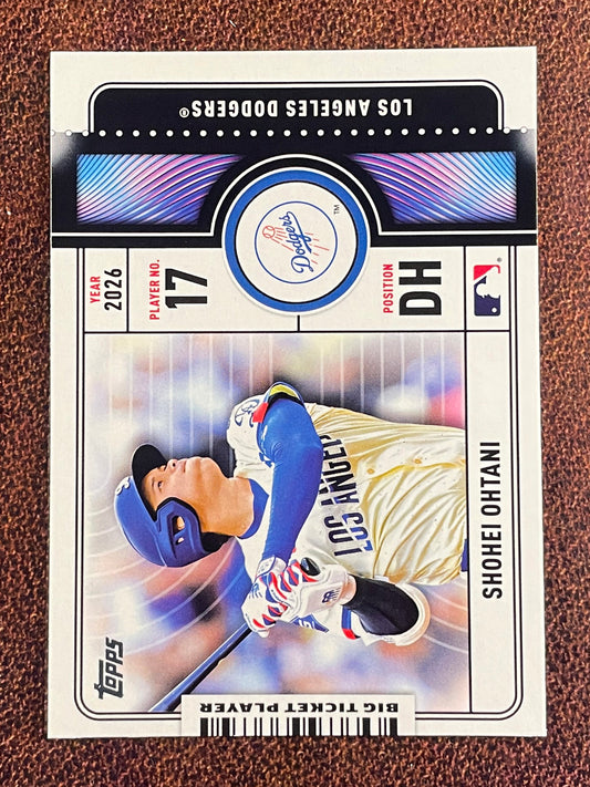 Shohei Ohtani - 2026 Topps Series 1 - Big Ticket Players - Dodgers