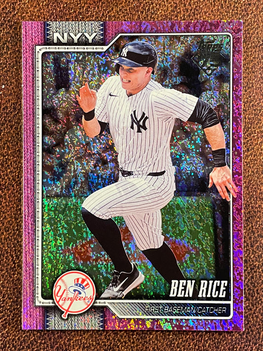 Ben Rice - 2026 Topps Series 1 - PINK Holo Foil - Yankees