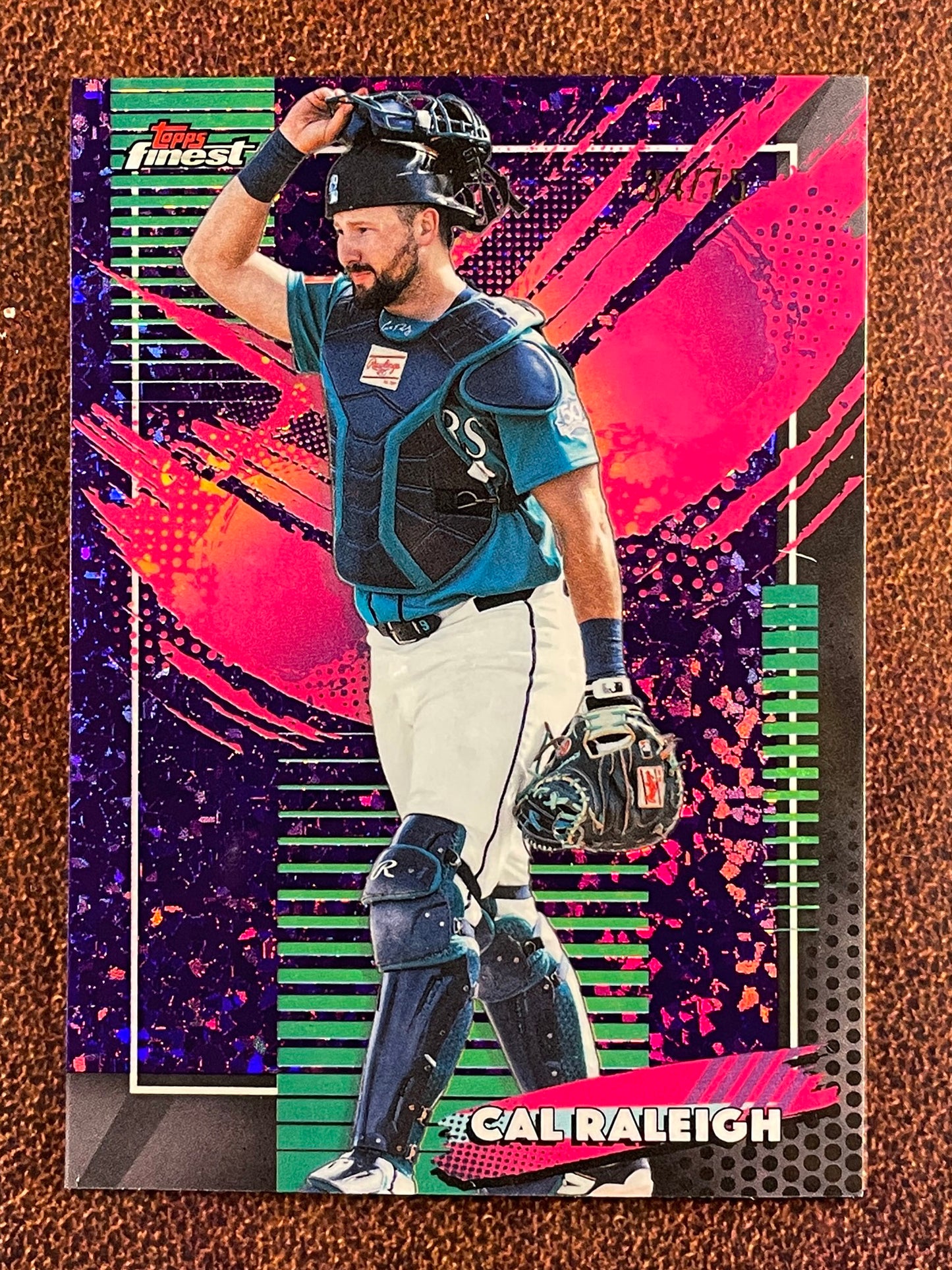 Cal Raleigh - 2026 Topps Finest - RARE PURPLE /75 - Mariners