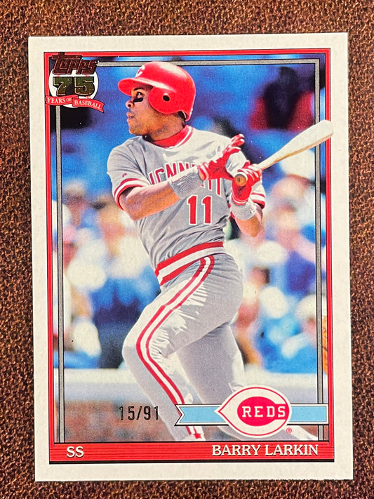 Barry Larkin - 2026 Topps Series 1 - "The Real One" /91 - Reds