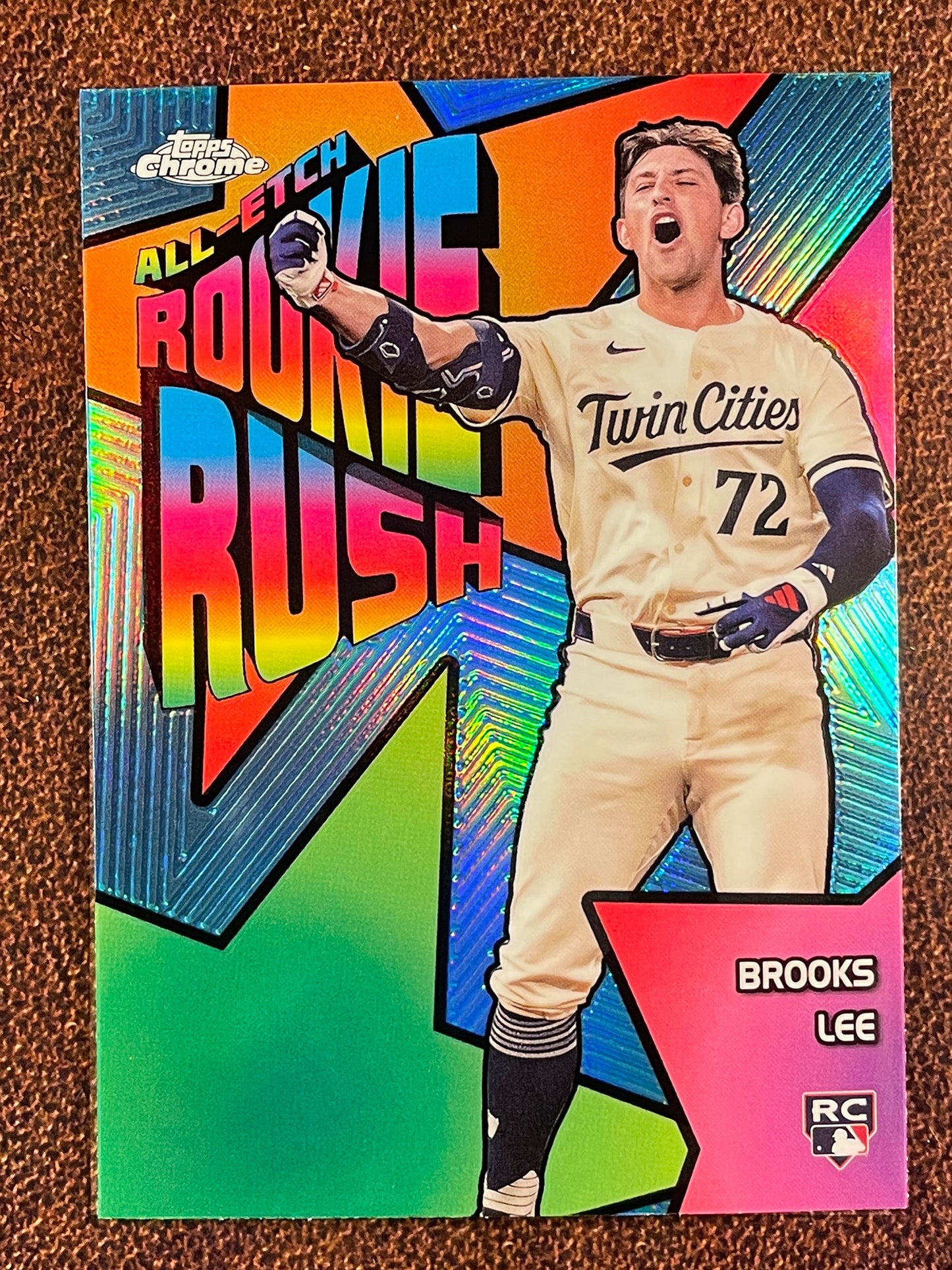 Brooks Lee - 2025 Topps Chrome - All Etch Rookie Rush - Twins