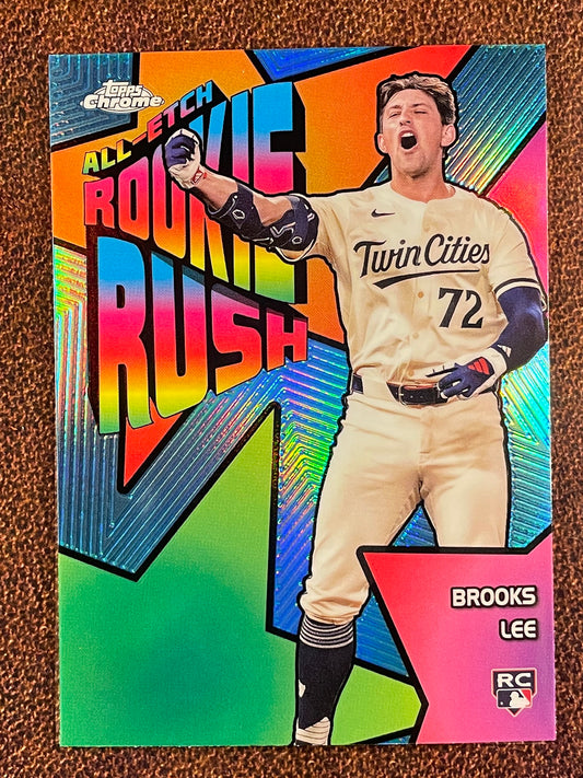 Brooks Lee - 2025 Topps Chrome - All Etch Rookie Rush - Twins
