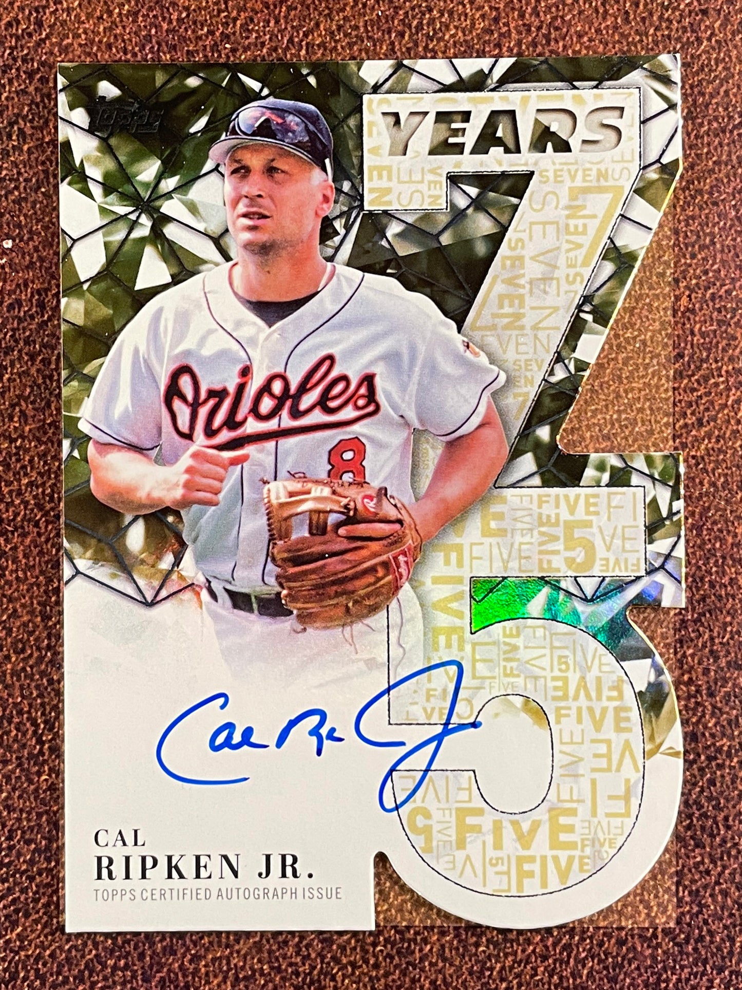 Cal Ripken Jr. - 2026 Topps Series 1 - GOLD 75 Years of Topps Die-Cut Auto /50 - Orioles