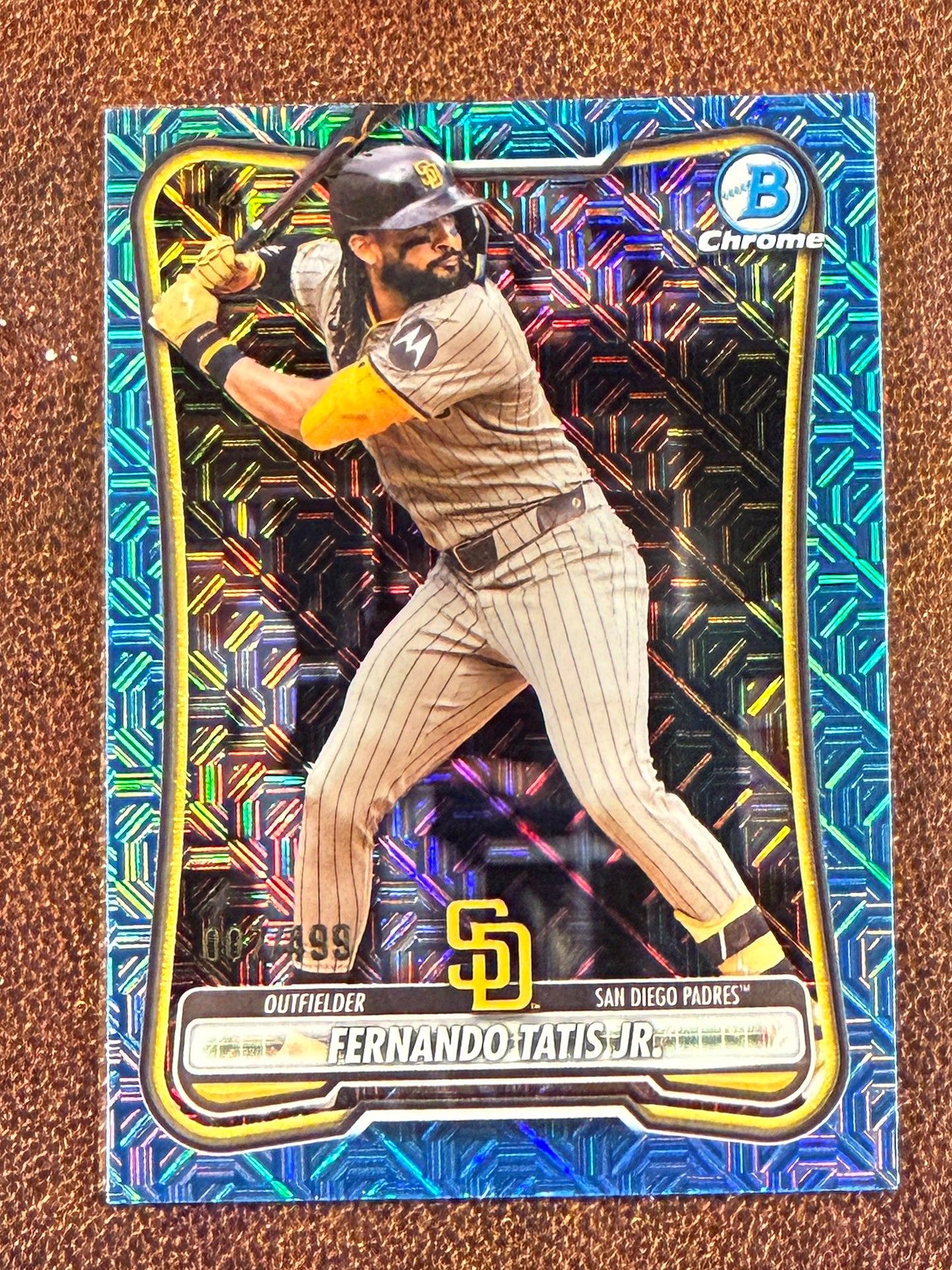 Fernando Tatis Jr. - 2026 Bowman - SKY BLUE MOJO /499 - Padres