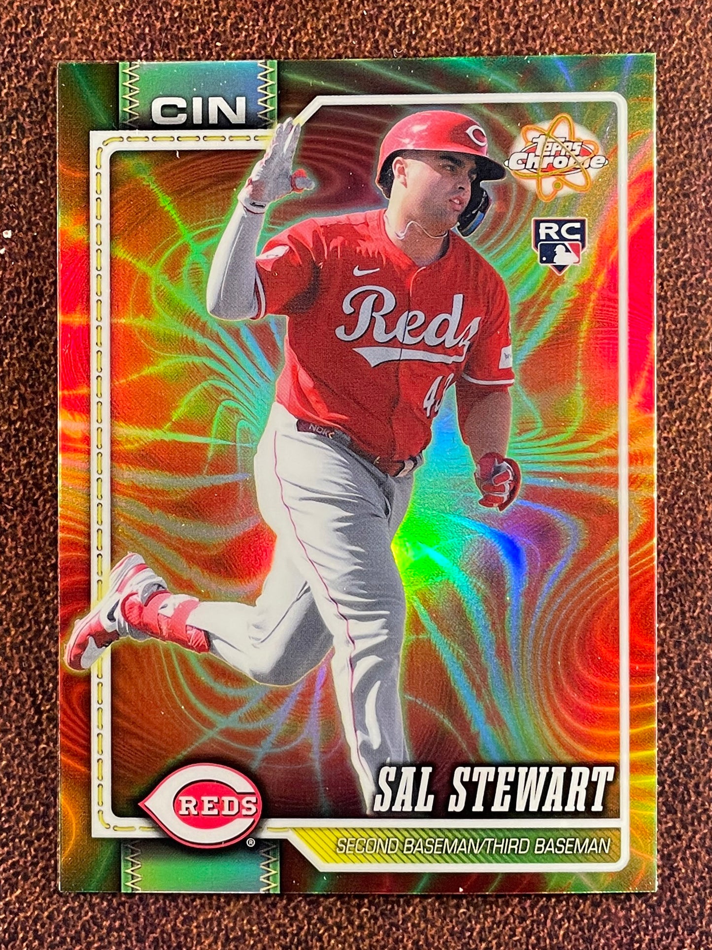 Sal Stewart - 2026 Topps Chrome - Radiating Rookie - Reds