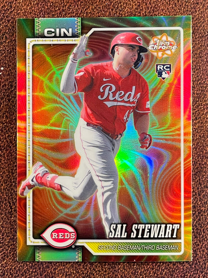 Sal Stewart - 2026 Topps Chrome - Radiating Rookie - Reds