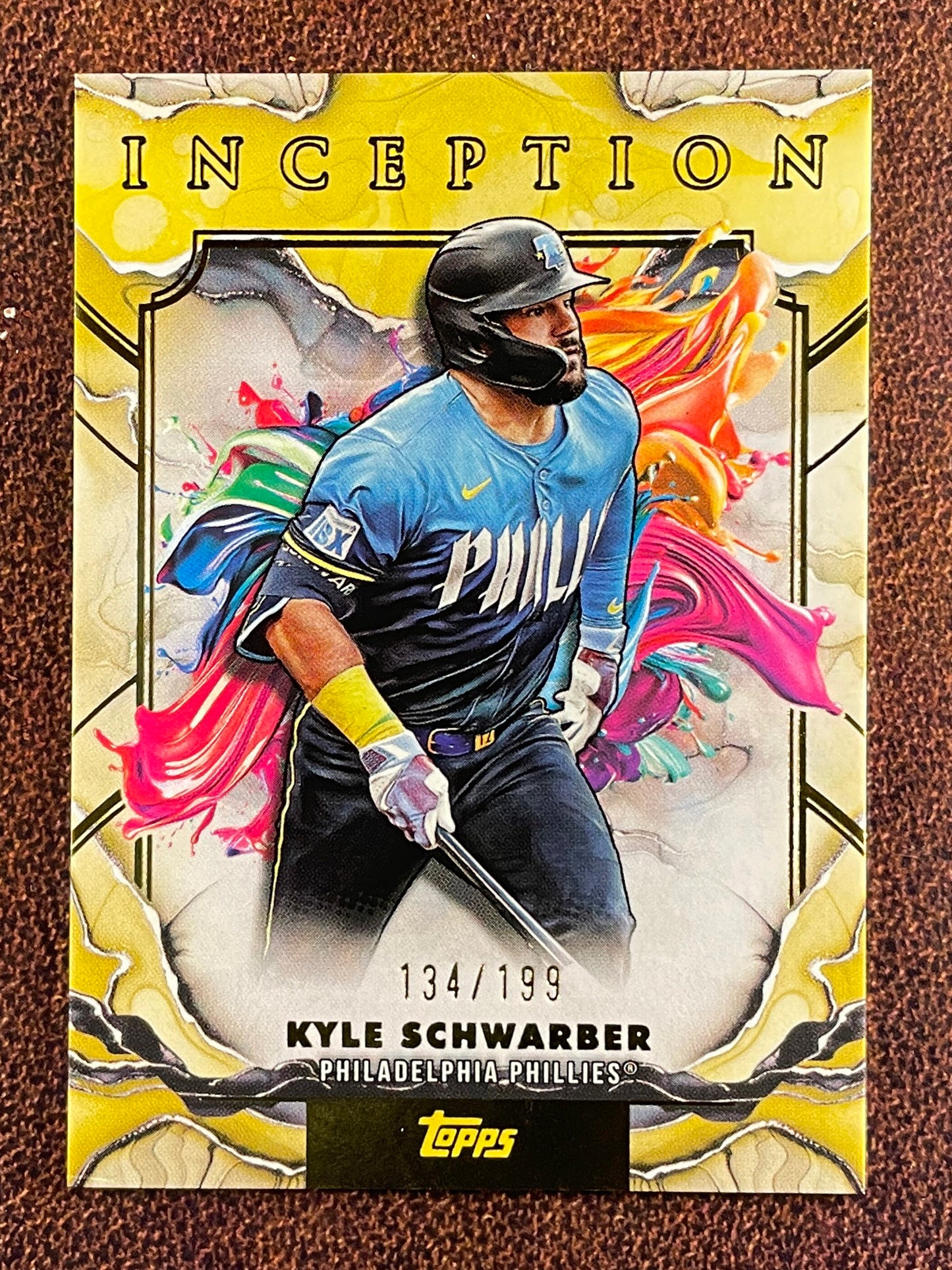 Kyle Schwarber - 2025 Topps Inception - YELLOW /199 - Phillies